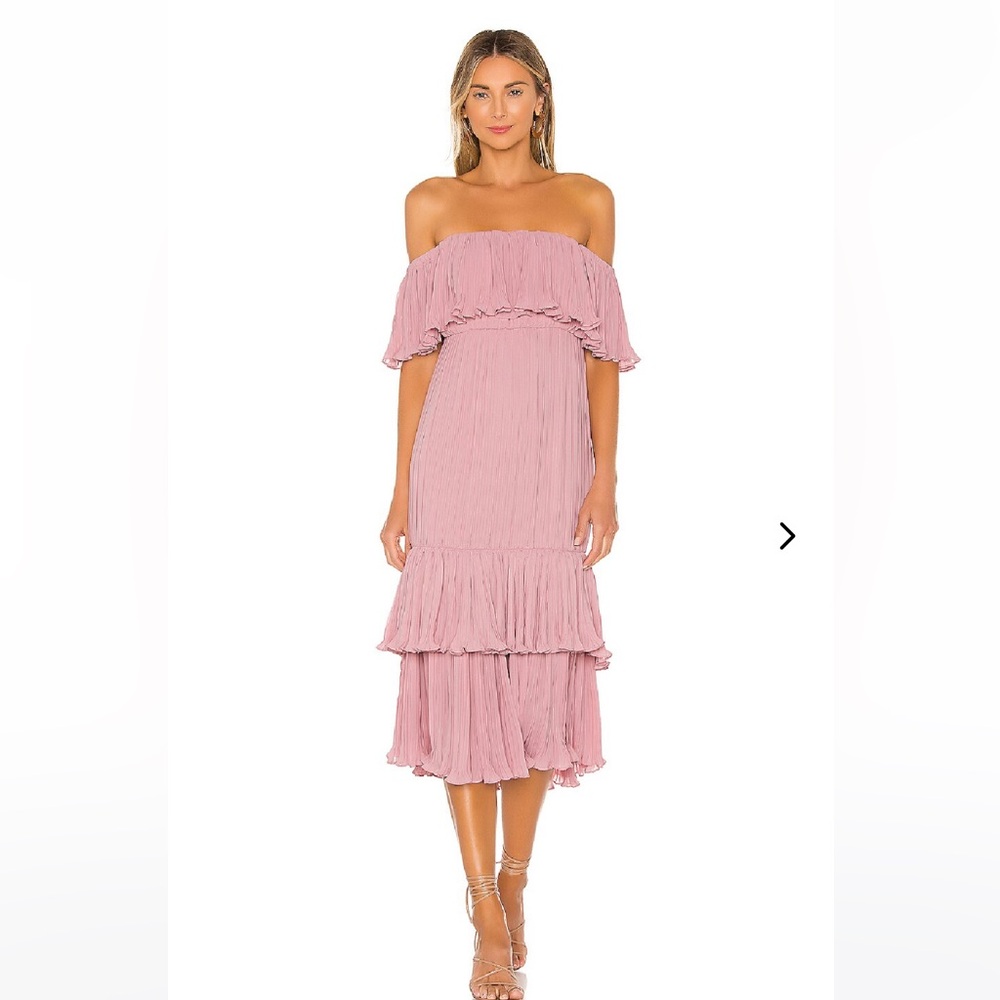 Lovers and Friends Elouise Midi Dress Primrose Pink